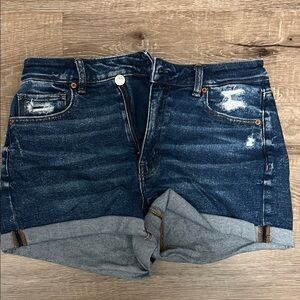 American Eagle Outfitters Dark Blue Jean Shorts